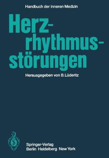 Cover for Herzrhythmusstorungen - Handbuch der inneren Medizin (Paperback Book) (2014)