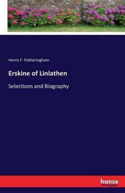 Cover for Fotheringham · Erskine of Linlathen (Buch) (2016)