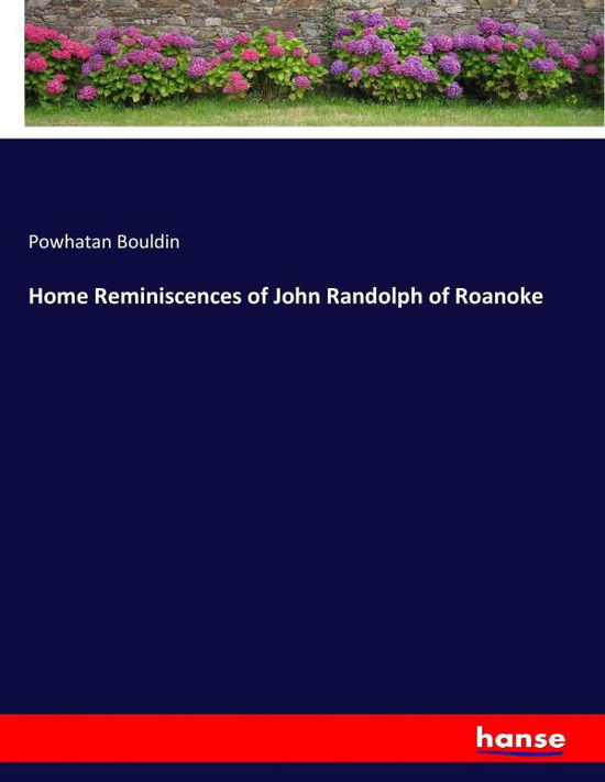 Cover for Bouldin · Home Reminiscences of John Rand (Book) (2017)