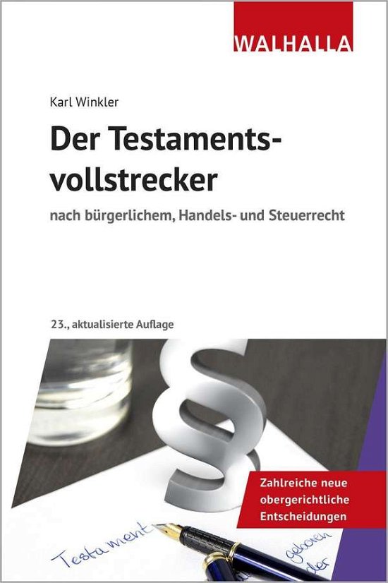 Cover for Winkler · Der Testamentsvollstrecker (Buch)