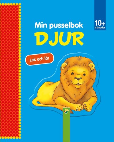 Cover for Min pusselbok djur (Board book) (2022)