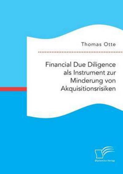 Cover for Otte · Financial Due Diligence als Instru (Bok) (2016)