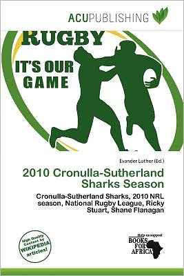 Cover for Evander Luther · 2010 Cronulla-Sutherland Sharks Season (Book) (2011)