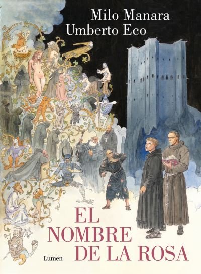 El nombre de la rosa. La novela gráfica - Umberto Eco - Bøker - Lumen - 9788426425737 - 19. september 2023