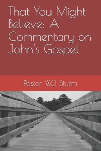 That You Might Believe, A Commentary on John's Gospel - William Sturm - Books - Independently Published - 9798582001737 - December 15, 2020
