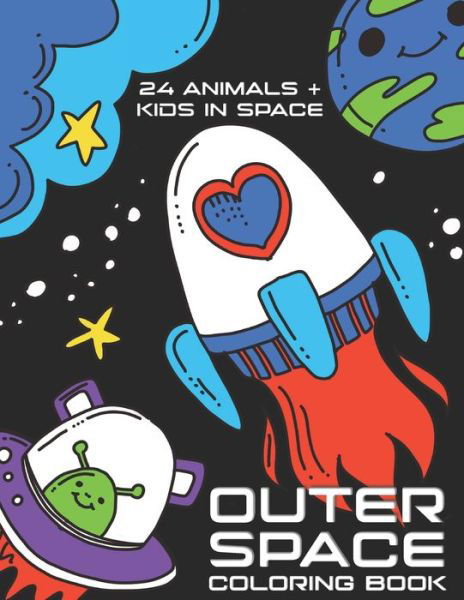 J and I Books · Outer Space Coloring Book (Paperback Bog) (2020)