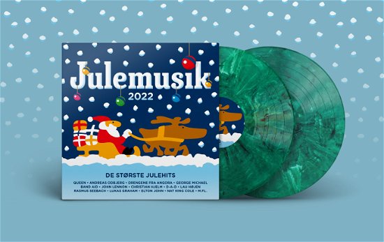 Julemusik 2022 (Green Swirl Vinyl) -  - Musik - Universal Music Denmark - 0602445883738 - 4 november 2022