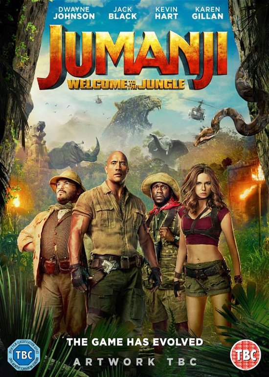 Cover for Jumanji  Welcome to the Jungle · Jumanji Welcome To The Jungle (DVD) (2018)