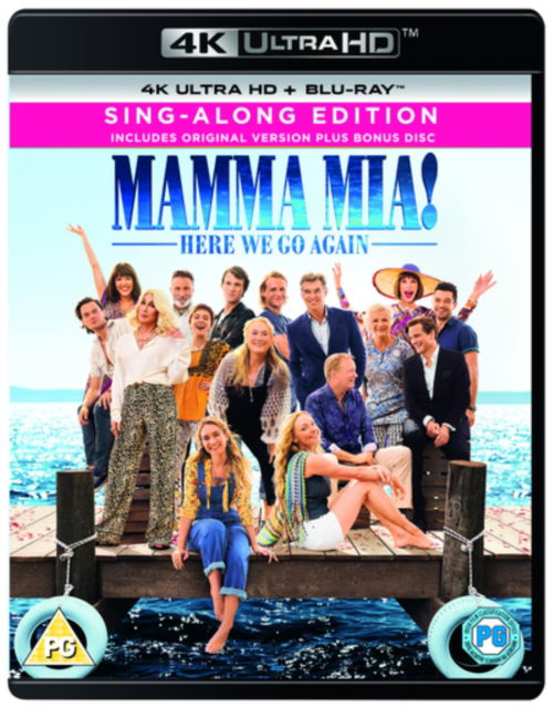 Cover for Mamma Mia 2 - Here We Go Again (4K UHD Blu-ray) (2018)
