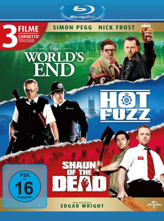 Cornetto Trilogie.BD.8318373 - Simon Pegg,nick Frost,kate Ashfield - Films - UNIVERSAL PICTURE - 5053083183738 - 22 août 2019