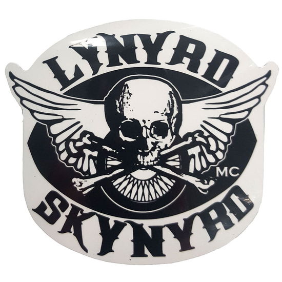 Lynyrd Skynyrd Rubber Magnet: Skull Logo - Lynyrd Skynyrd - Merchandise - - 5055295335738 -