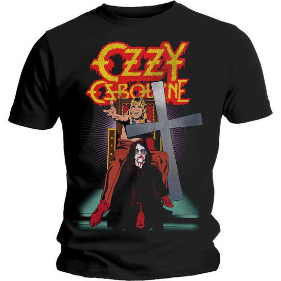 Cover for Ozzy Osbourne · Ozzy Osbourne Unisex T-Shirt: Speak of the Devil Vintage (Black) (T-shirt) [size L] [Black - Unisex edition] (2018)