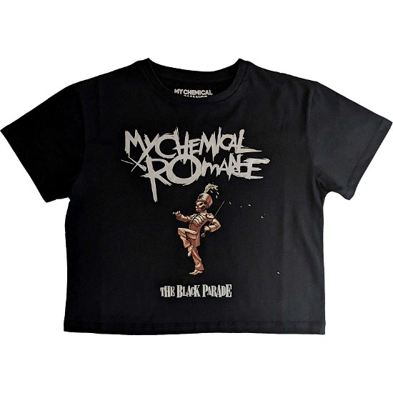 My Chemical Romance Ladies Crop Top: March - My Chemical Romance - Merchandise -  - 5056561079738 - 