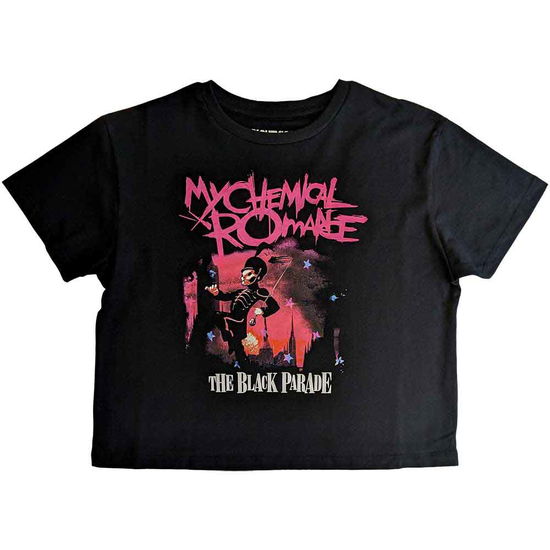 My Chemical Romance Ladies Crop Top: March - My Chemical Romance - Merchandise -  - 5056561079738 - 