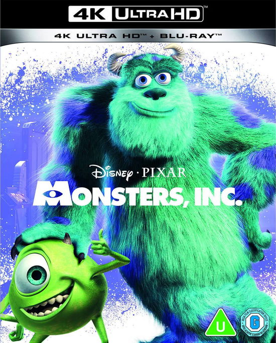 Cover for Monsters Inc. (4k Blu-ray) · Monsters Inc (4K Ultra HD) (2024)