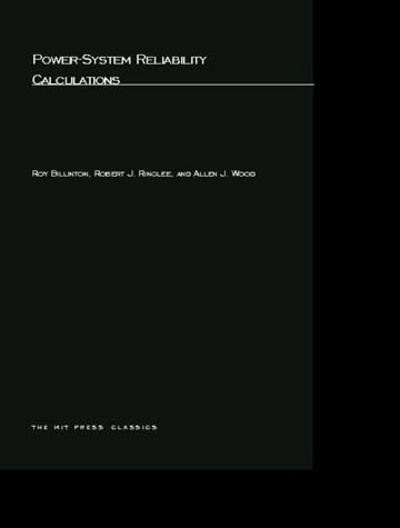 Cover for Roy Billinton · Power-System Reliability Calculations - Monographs in Modern Electrical Technology (Paperback Book) (2003)