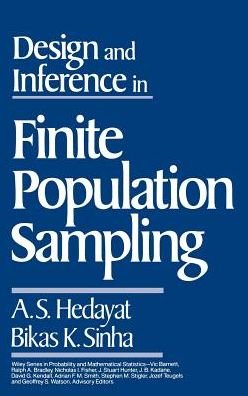 Cover for Hedayat, A. S. (University of Illinois, Chicago) · Design and Inference in Finite Population Sampling - Wiley Series in Survey Methodology (Gebundenes Buch) (1991)