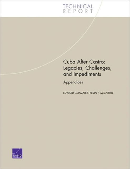 Cover for Edward Gonzalez · Cuba After Castro: Legacies, Challenges, and Impediments (Paperback Book) (2004)