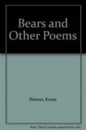 Cover for Knute Skinner · Bears and Other Poems (Paperback Book) (2000)