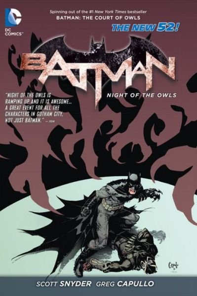 Cover for Scott Snyder · Batman vol 3. The Night of the Owls (Innbunden bok) (2013)