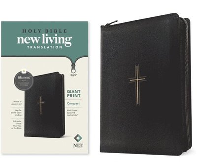 Cover for Tyndale · Nlt Compact Giant Print Zipper Bible (Book) (2025)