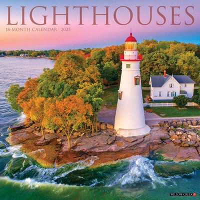 Cover for Willow Creek Press · Lighthouses 2025 12 X 12 Wall Calendar (Calendar) (2024)