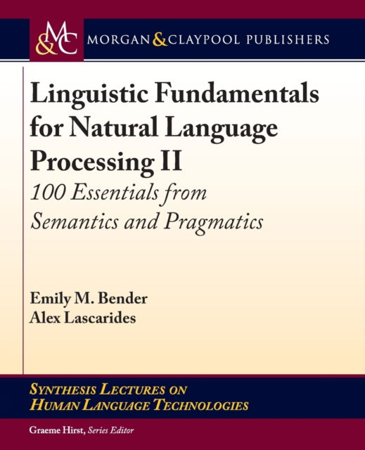 Cover for Emily M. Bender · Linguistic Fundamentals for Natural Language Processing II (Paperback Book) (2019)