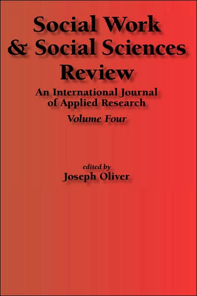 Cover for J Oliver · Social Work &amp; Social Sciences Review Volume 4 (Hardcover Book) (1993)