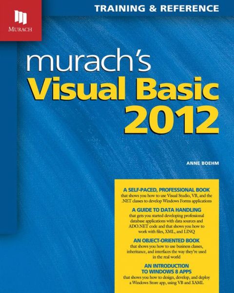 Cover for Anne Boehm · Murachs Visual Basic 2012 (Paperback Book) (2013)