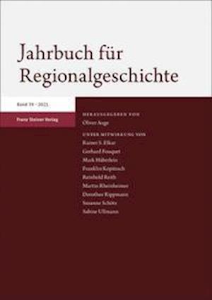 Cover for Oliver Auge · Jahrbuch Fur Regionalgeschichte 39 (Hardcover Book) (2021)