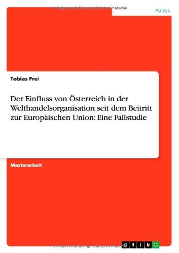 Cover for Frei · Der Einfluss von Österreich in der (Bog) [German edition] (2013)