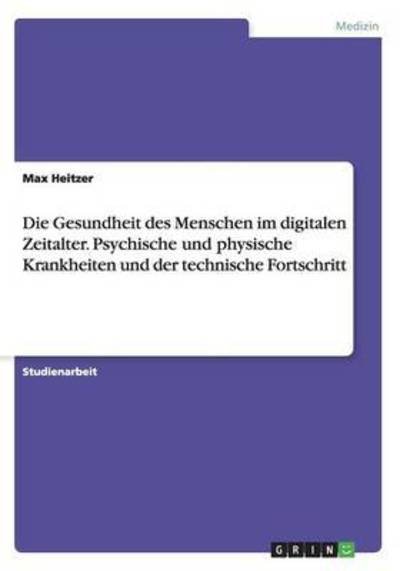 Cover for Heitzer · Die Gesundheit des Menschen im (Book) (2015)