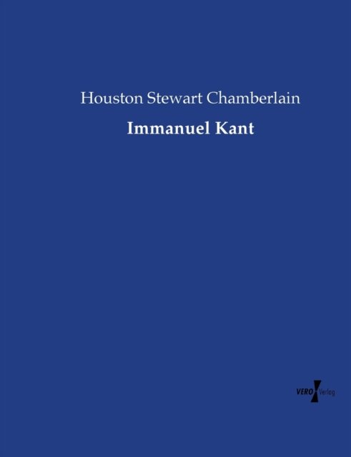 Cover for Houston Stewart Chamberlain · Immanuel Kant (Paperback Book) (2020)