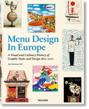 Cover for Steven Heller · Menu Design in Europe (Hardcover bog) [Multilingual edition] (2022)