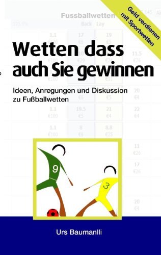 Cover for Baumanlli Urs · Wetten - Dass Auch Sie Gewinnen (Paperback Bog) [German edition] (2008)