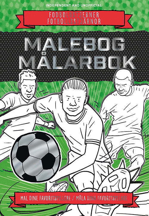 Cover for Fodboldstjerner: Fodboldstjerner - Malebog (Taschenbuch) [1. Ausgabe] (2025)