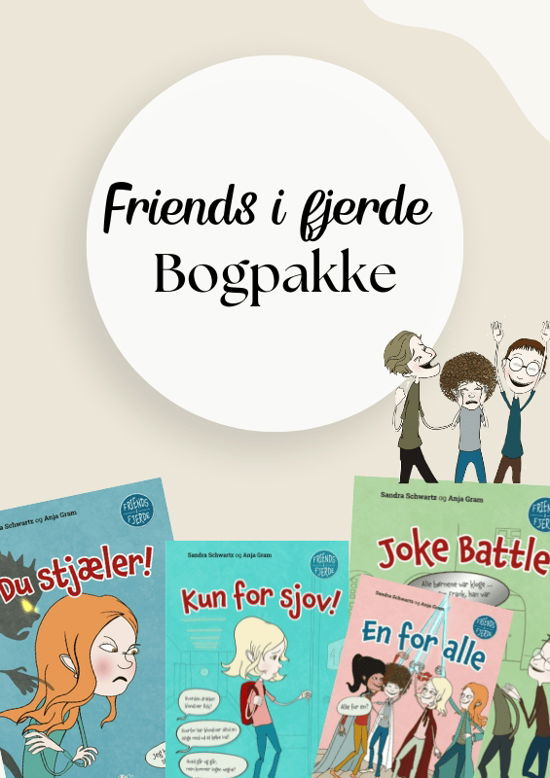 Friends i fjerde Bogpakke - Sandra Schwartz - Bøker - Straarup & Co - 9788775924738 - 1. mars 2023