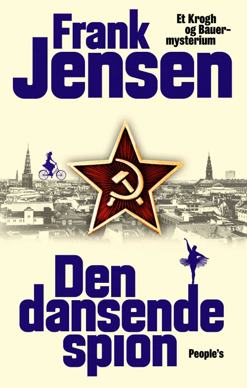 Cover for Frank Jensen · Den dansende spion (Sewn Spine Book) [1st edition] (2025)