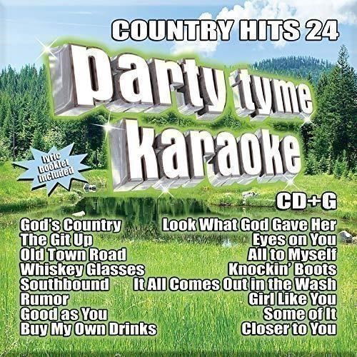 Cover for Party Tyme Karaoke: Country Hits 24 / Various · Country Hits 24 (CD) (2019)