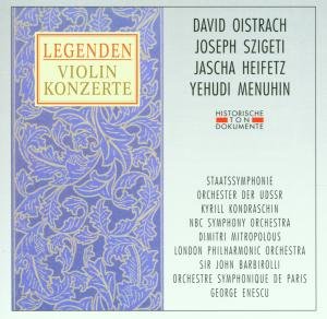 Cover for Legenden-die Violinkonzer · Various Composers (CD) (2019)