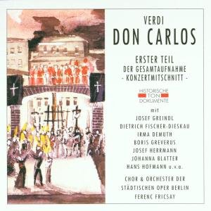 Don Carlos -part 1- - G. Verdi - Música - CANTUS LINE - 4032250021739 - 4 de março de 2002
