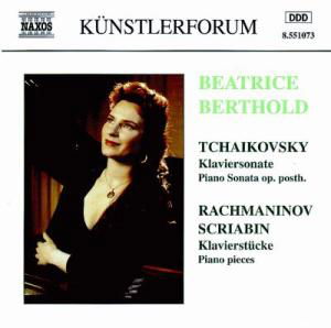 Beatrice Berthold - Beatrice Berthold - Musique - Naxos - 4891030510739 - 31 août 1998