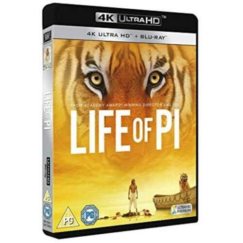 Cover for Life of Pi (4k Blu-ray) · Life Of Pi (4K UHD Blu-ray) (2016)