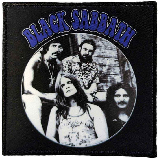 Black Sabbath Standard Printed Patch: Band Photo Circle - Black Sabbath - Fanituote -  - 5056561098739 - 