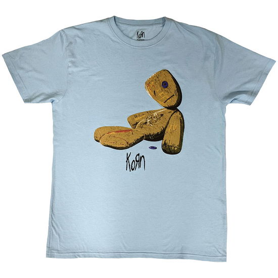 Cover for Korn · Korn Unisex T-Shirt: Issues Doll (Light Blue) (T-shirt) [size S] (2025)