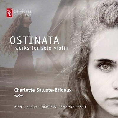 Cover for Charlotte Saluste-Bridoux · Biber: Ostinata - Works for Solo Violin (CD) (2022)