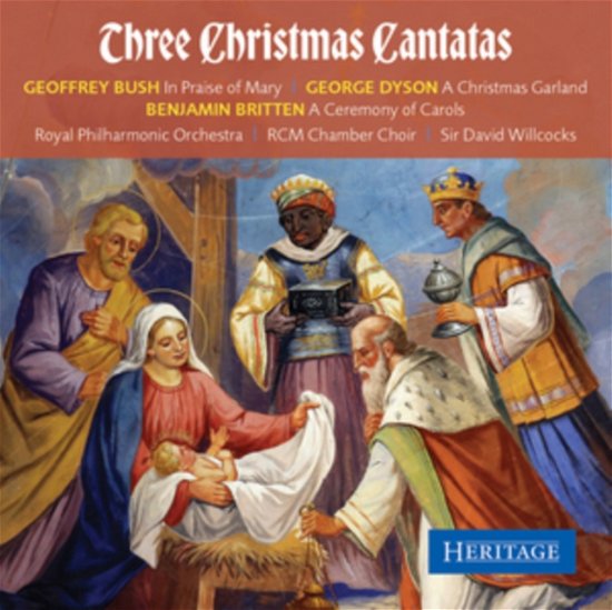 Cover for Geoffrey Bush · Three Christmas Cantatas (CD) (2022)