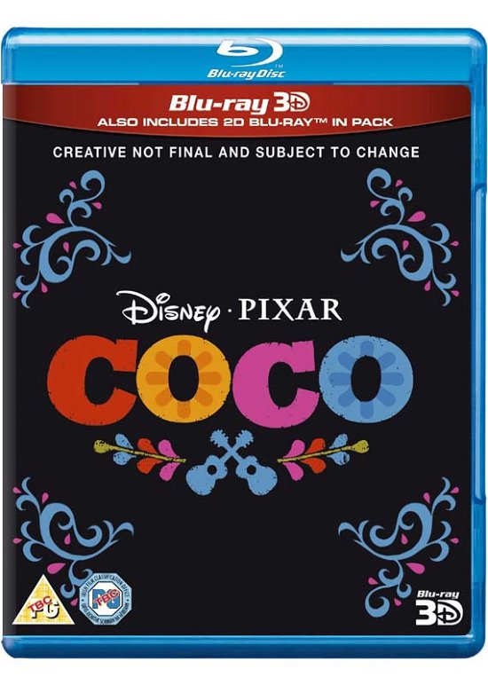 Cover for Unk · Coco 3d (Blu-ray) (2018)