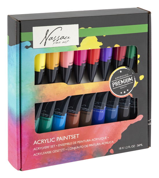 Cover for Nassau · Paint Acrylic Incl. Fluor &amp; Metallic (18x36 Ml) (ar0701/22ge) (Leksaker)