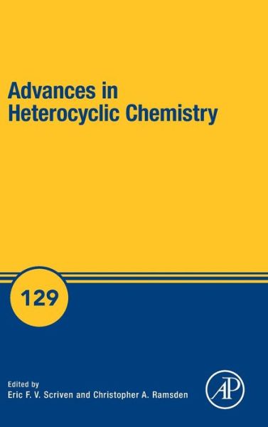 Cover for Eric Scriven · Advances in Heterocyclic Chemistry - Advances in Heterocyclic Chemistry (Hardcover Book) (2019)